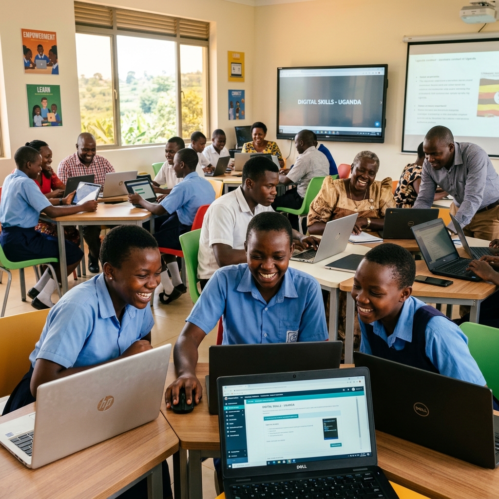 Tech training in Uganda